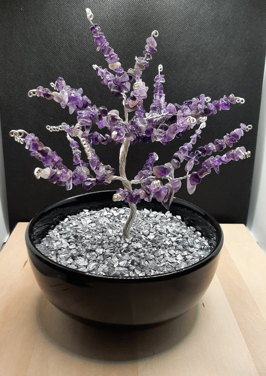 Amethyst Bonsai Sculpture