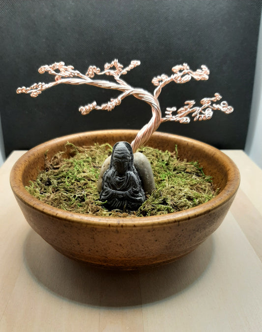 Contemplation Bonsai Sculpture